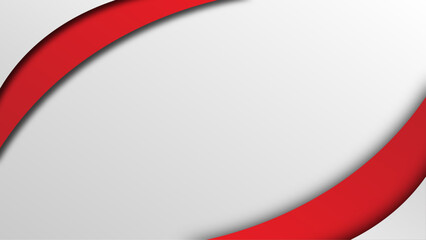 Red business border, modern background design vector