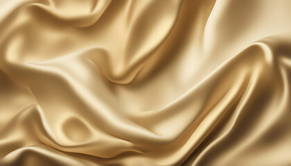 Obraz premium gold toned background, silk drapery backdrop
