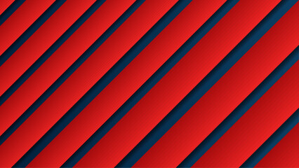 Abstract geometric red and dark blue background design