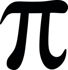 Pi symbol SVG Cut File for Cricut and Silhouette, EPS Vector, PNG , JPEG , Zip Folder