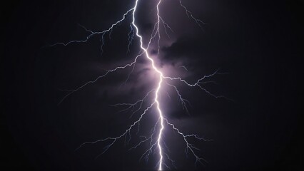 storm lightning in the sky