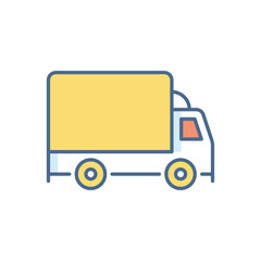 Delivery Truck vector icon