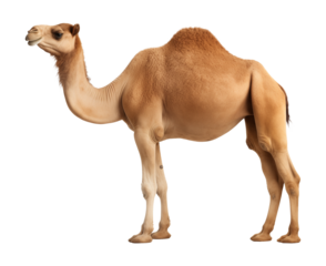 Camel Isolated on Transparent Background
