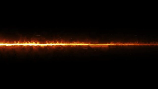 Flame slashing effects with gradient background and black background.