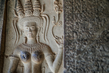 Aspera in Angkor Wat, Cambodia - obrazy, fototapety, plakaty
