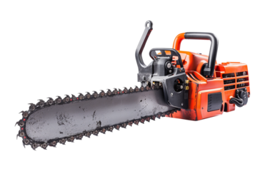 Chainsaw Isolated on Transparent Background
