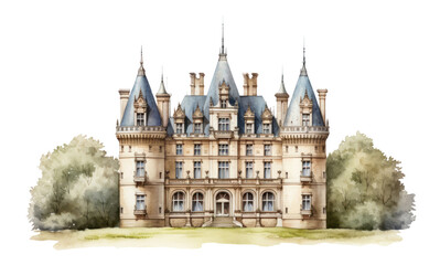 Obraz premium PNG Architecture building castle house.