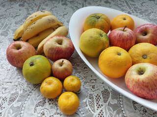delicious fruits on a plate