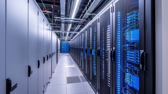 Two people are looking at a computer screen with a lot of data on it