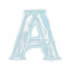 Unique X-Ray letter A from the alphabet. A to Z collection. Transparent background PNG. Ideal for fiction and non-fiction themes. Hospitals, veterinarians, doctors, clinics, horror and much more.