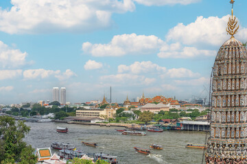 Chao Phraya River in Bangkok City