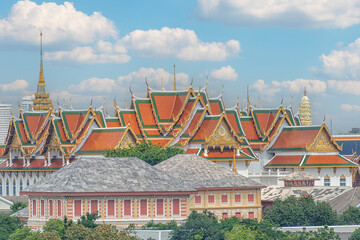 Grand Palace Roof in Bangkok City, Thailand