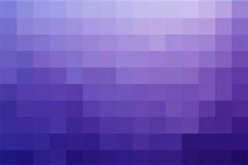 Gradient violet background. Geometric texture from violet squares for publication, design, poster, calendar, post, screensaver, wallpaper, postcard, cover, banner, website. Vector illustration