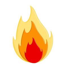 fire icons. Flame design of different shapes. Bonfire images
