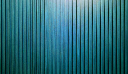 vertical wooden slats texture for interior decoration with light from above. abstract blue walnut...