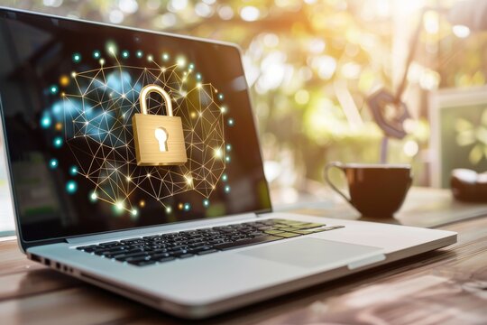 Antivirus netiquette secures privacy in tech business, cybersecurity protection of app data, NoSQL database, network system node browsing with secure password protocol safety.