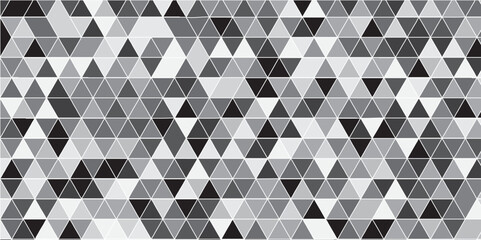 Seamless vector pattern triangle geometric repeating background. abstract digital grid light pattern gray Polygon Mosaic triangle Background. abstract vector illustration, business design template. 
