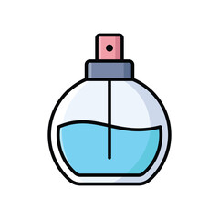 perfume icon vector design template simple and clean