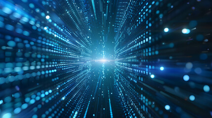 Wallpaper of technology for sending and exchanging information or flow of data transmission, global network connection, big data technology or digital transformation concept