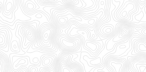 Pattern with lines and dots The stylized height of the topographic map contour in lines and contours isolated on transparent. Black and white topography contour lines map isolated on white background.