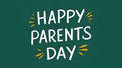 Obraz premium Poster Design for Parents Day Celebration