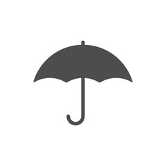Umbrella glyph vector icon isolated on white background. Umbrella glyph vector icon for web, mobile and ui design
