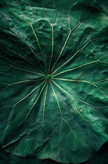 green leaf texture.Minimal creative nature concept.Flat lay
