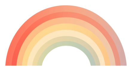 PNG Rainbow arch backgrounds pattern art.