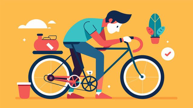 A person spends hours tinkering with their bike adding embellishments and modifications purely for the joy of the process rather than functionality..