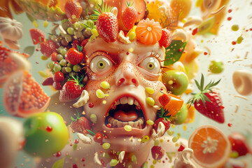 creative concept art illustration design inspired by the world	
