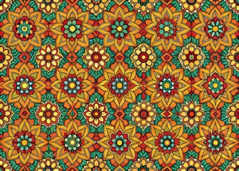 seamless pattern with flowers