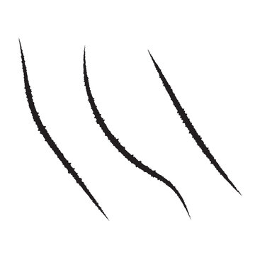 recommend clip art: Bear paw claw marks, scratches of animal attack