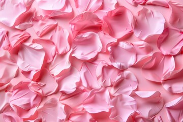 Delicate Pink Silk Fabric Petals Background for Elegant Designs