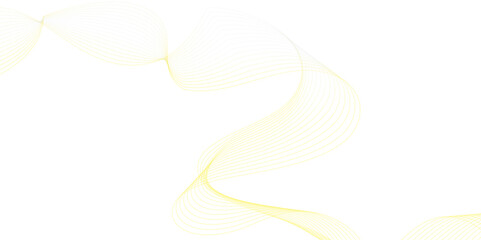 Abstract simple background yellow gradient line on white backdrop.yellow blend wave lines and technology background.Vector illustration.