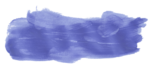 Shiny purple brush watercolor painting isolated on transparent background. watercolor png