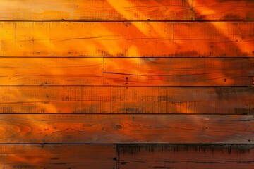 Vibrant Orange Wooden Texture Background for Creative Design