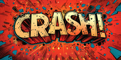 Obraz premium a bold and vibrant text effect with the word 