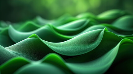 Green luxury Abstract wave dark background with light effect