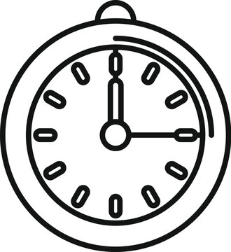 recommend clip art: Schedule timer clock icon outline vector. Design event. Research shape