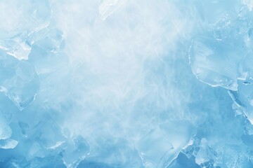 Obraz premium Crisp Blue Ice Background with Light Shimmer