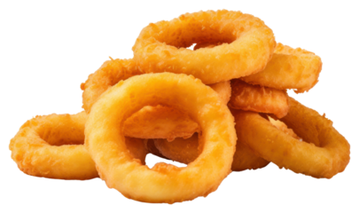 PNG  Onion rings fries snack food white background.