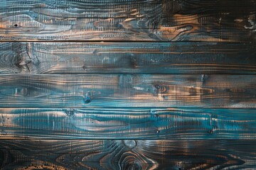 Rustic Blue Stained Wooden Planks Texture for Backgrounds