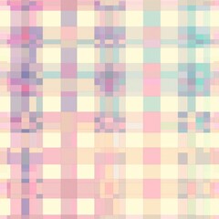 seamless, Repeating blue squares in a geometric pattern for fabric or wallpaper