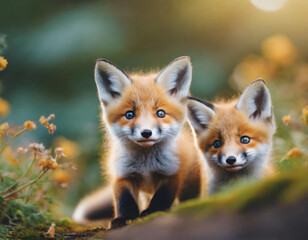 red fox cub