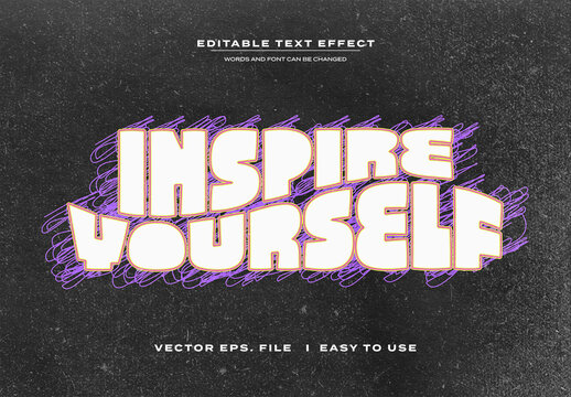 Wavy Scribbled Text Effect