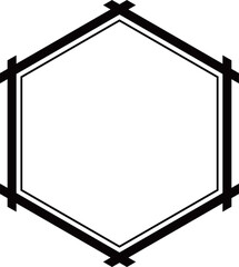 japaneese hexagon frame