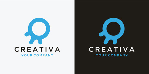 Leter O of Octopus logo design inspiration