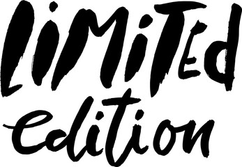Limited Edition Modern Lettering Design.