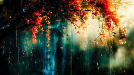Enchanted Autumn Rain