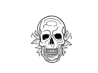 Fototapeta premium skull and crossbones